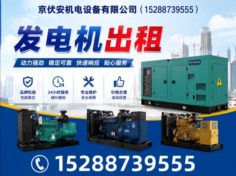 亳州静音发电车租赁展示图