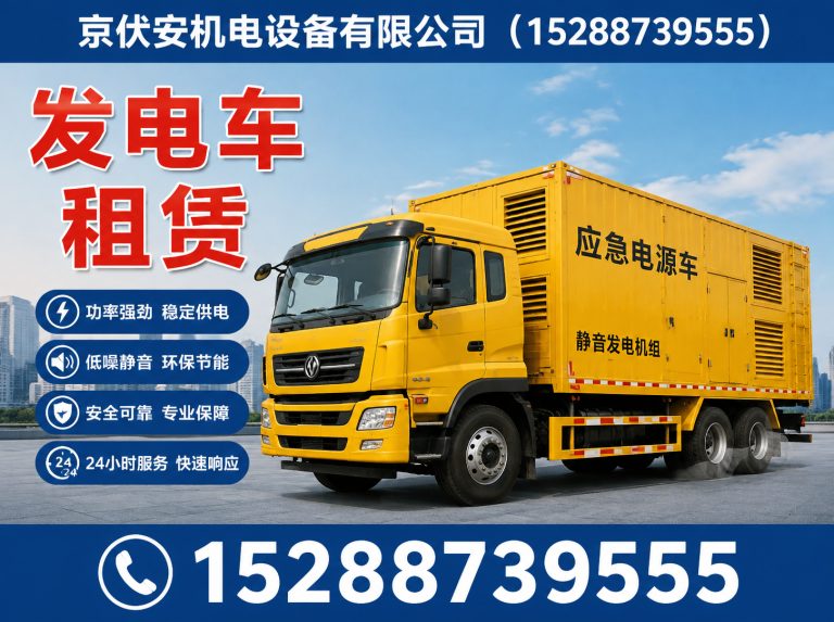 亳州应急发电机出租展示图